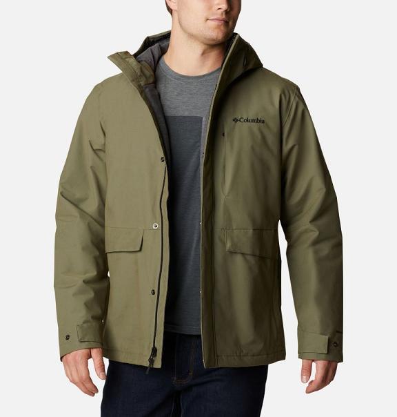 Columbia Firwood Insulated Jacket Green For Men's NZ82541 New Zealand